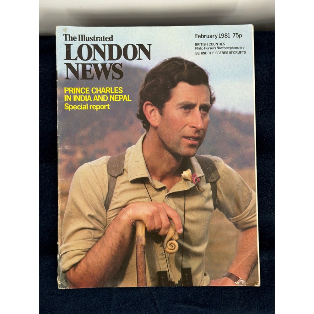 The Illustrated London News February 1981 Prince Charles India Nepal Dunhill Ad